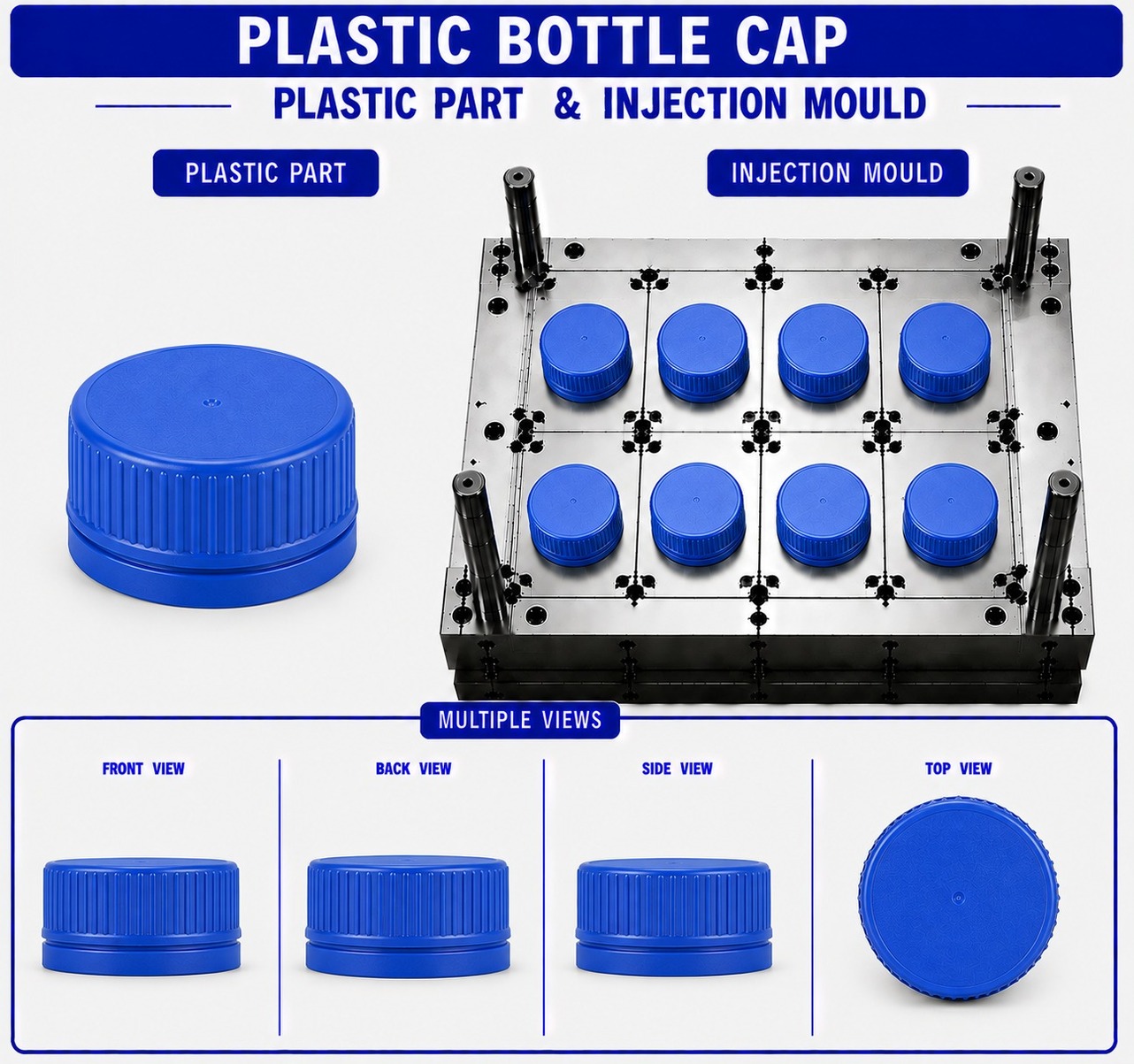 Plastic Bottle Cap Mould and Moulding Service
